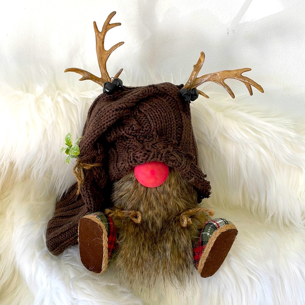 Meet Rudy!! He is the cutest little gnome deer ever!